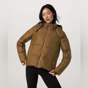 Women's Vuori Brown Puffer Jacket. Alta Down Jacket.